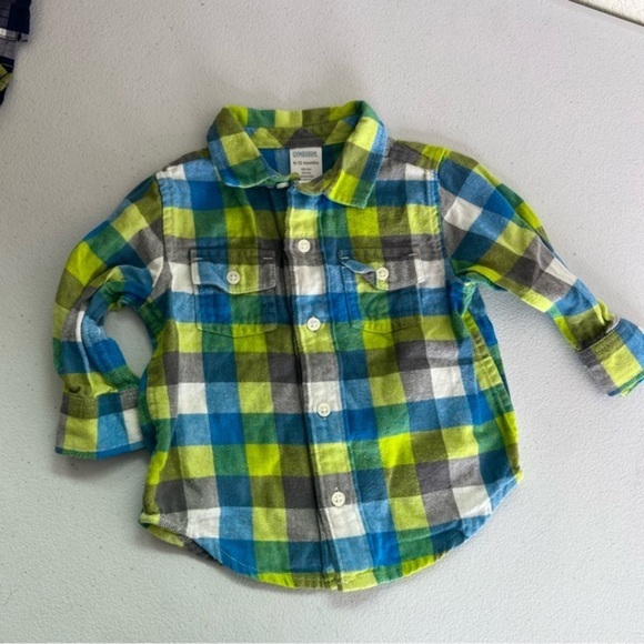 5/$25 Gymboree flannel baby boys 6-12 months - Picture 1 of 2